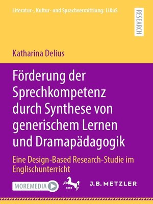 cover image of Förderung der Sprechkompetenz durch Synthese von generischem Lernen und Dramapädagogik